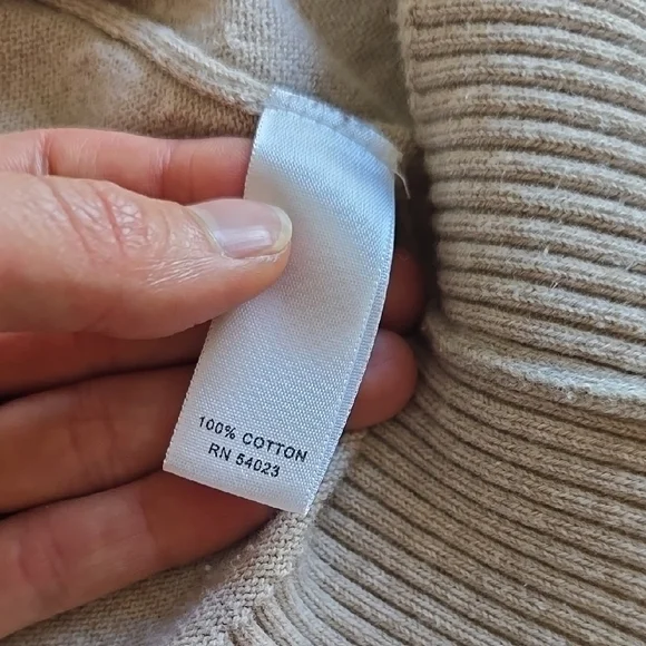 Banana Republic Beige Cardigan - 100% Cotton - Picture 3 of 6